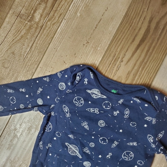 dip blue outer space baby toddler boy bodysuit onesie size 18-24m nwot - Picture 12 of 16